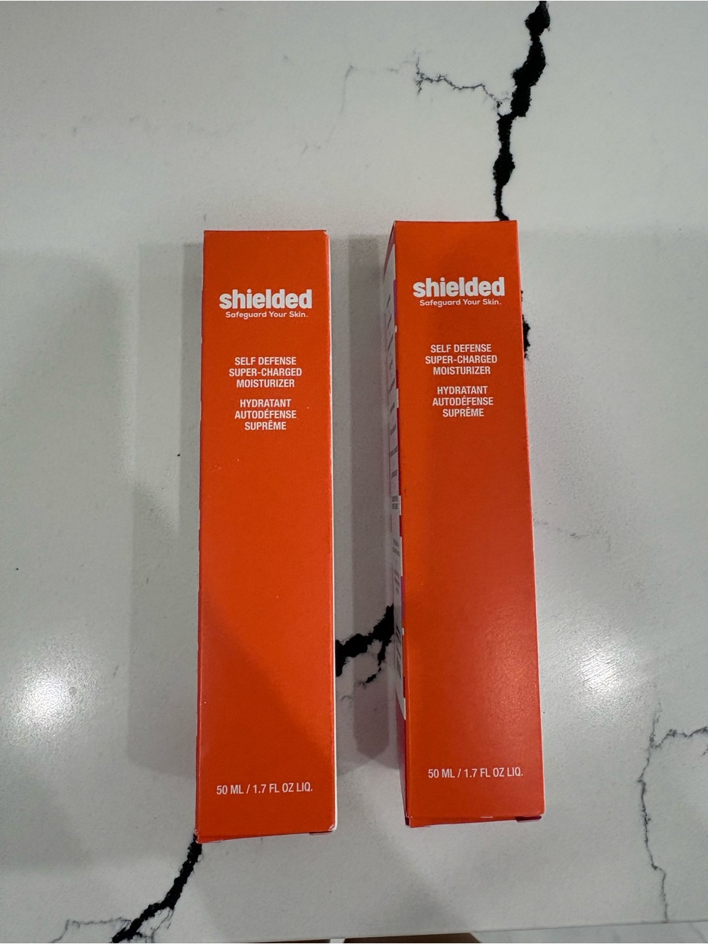 (2) Shielded Self Defense Super-Charged Moisturizer